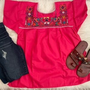 S-M-L-XL-2XL-3XL-5XL Embroidered blouses